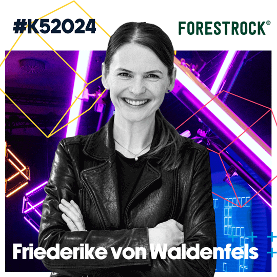 Das Bild zeigt Friederike von Waldenfels, Founder und CEO von Forestrock
